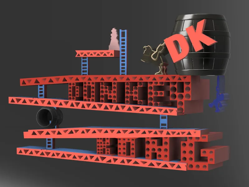 Donkey Kong lamp