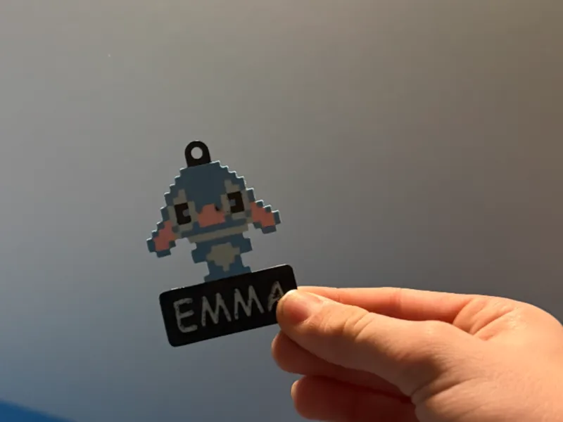 Custom Name Stitch Keychain 