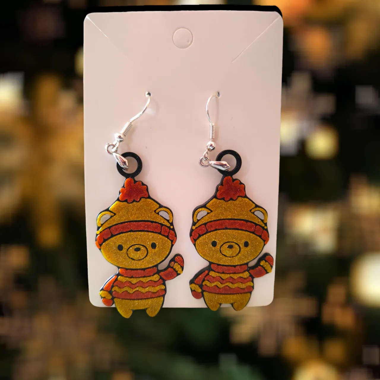 Cute Bear - Earrings and Necklace view 3