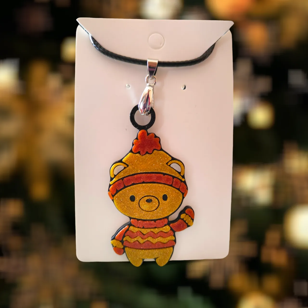 Cute Bear - Earrings and Necklace view 4
