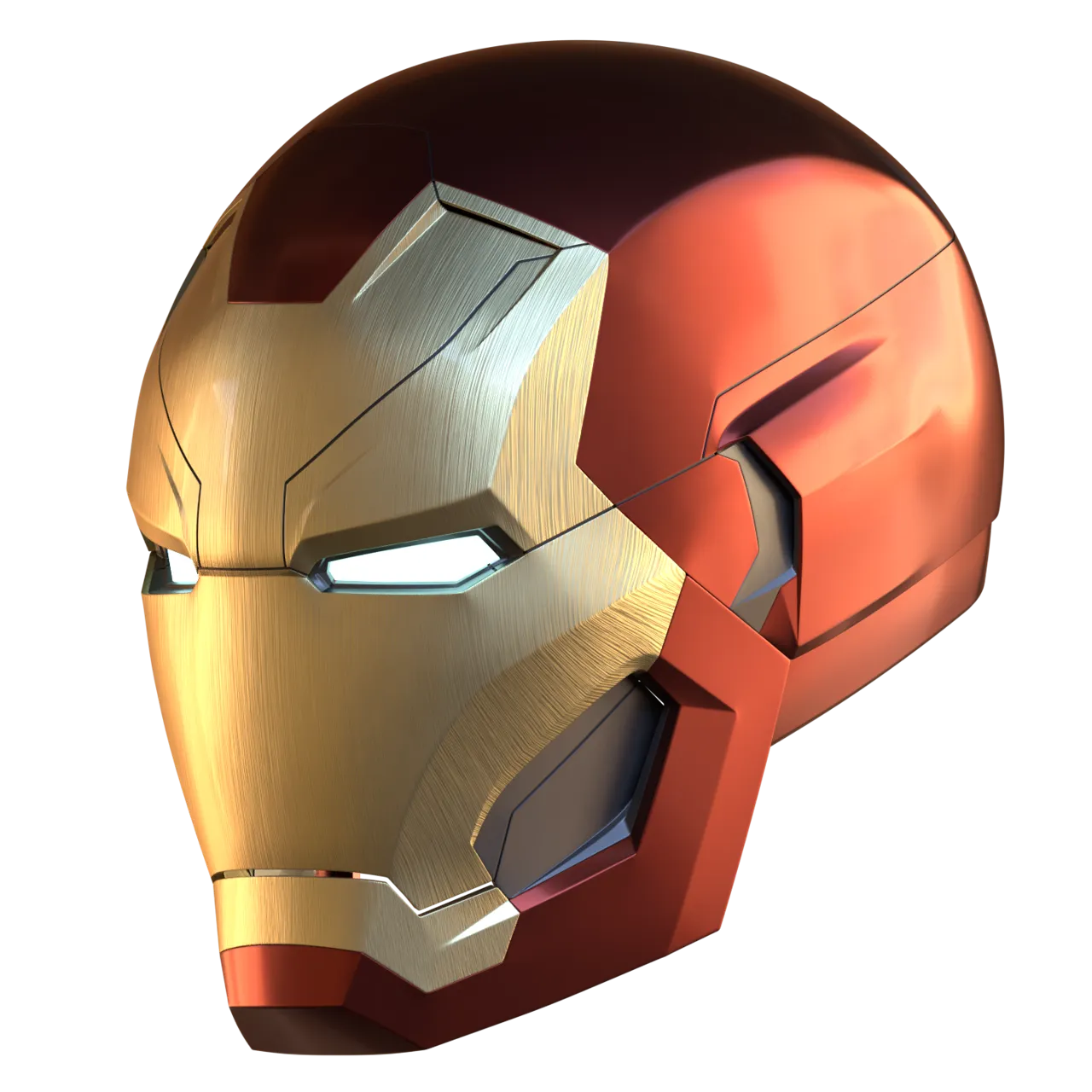 VEK3D Iron Man MK 46 Helmet view 2