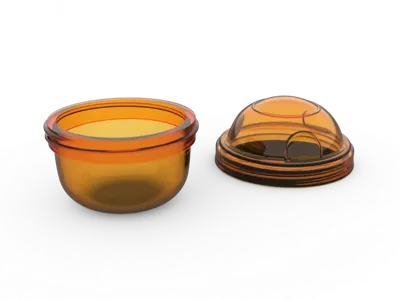 Threaded Lid Small Box