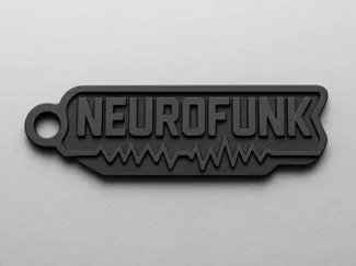 Keychain Klíčenka neurofunk 