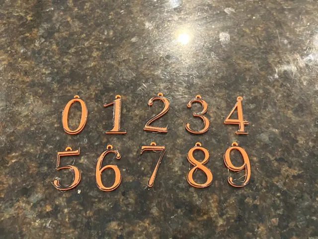 Team/Player Number Earrings