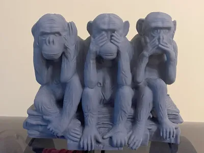 See No Evil, Hear No Evil, Speak No Evil Monkeys