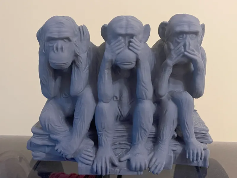 See No Evil, Hear No Evil, Speak No Evil Monkeys