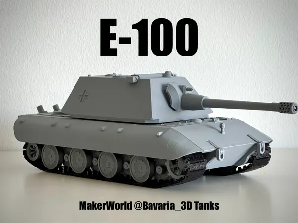 Фигурка на танк E100 Super Heavy Tank