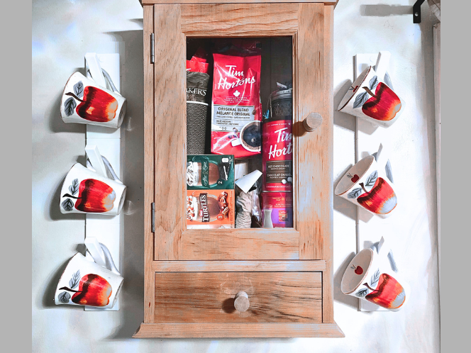Modular Coffee Mug Vertical Wall Mount