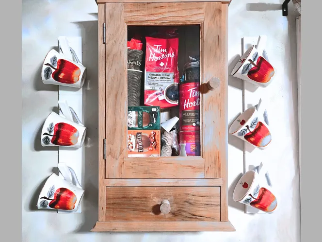 Modular Coffee Mug Vertical Wall Mount