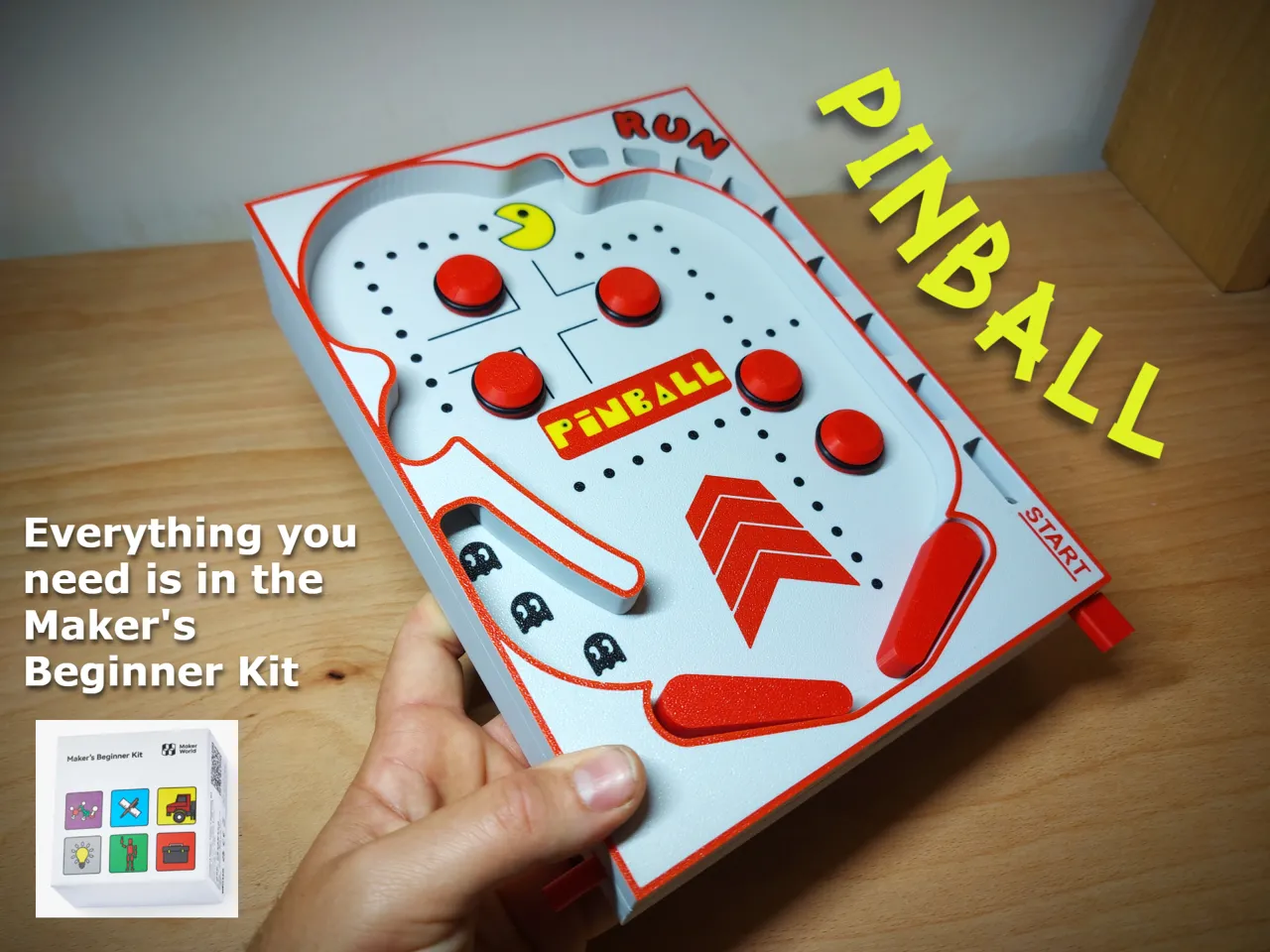 PORTABLE PINBALL MACHINE view 2