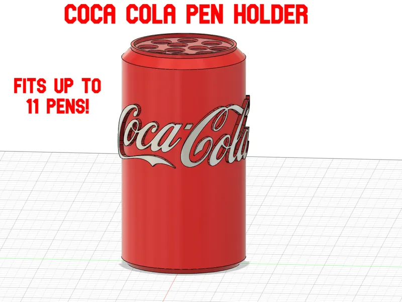 Coca Cola Pen Holder