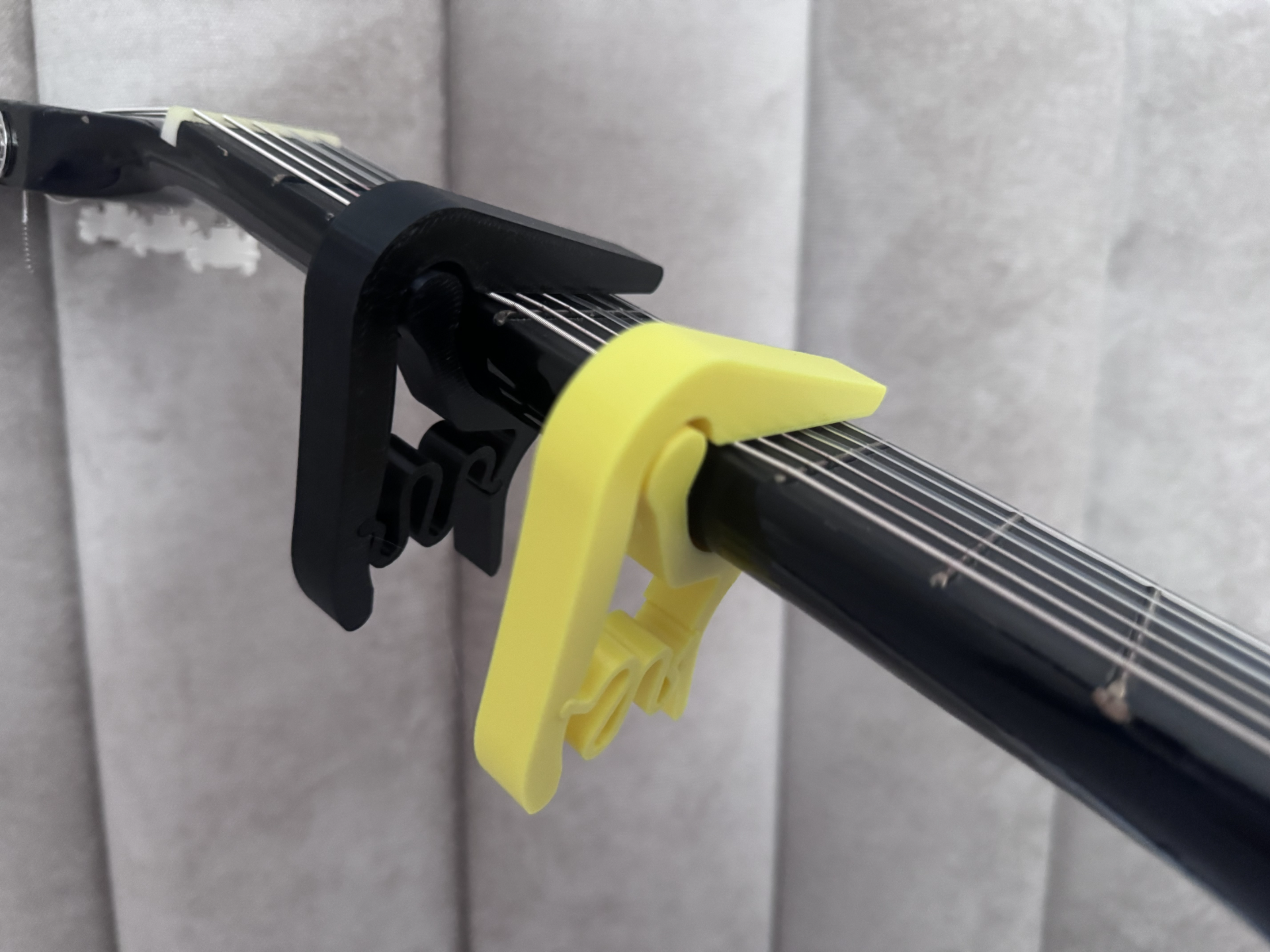 Modular Guitar Capo with Replaceable Spring