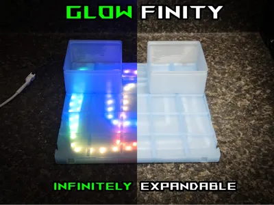 Glowfinity – Modular Illuminated Gridfinity Base