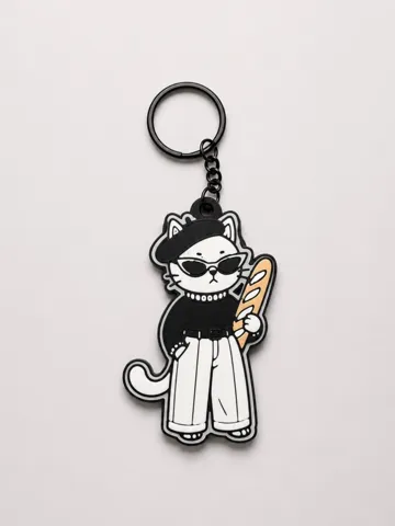 Llavero: Cat Parisian keychain — vista de referencia 2