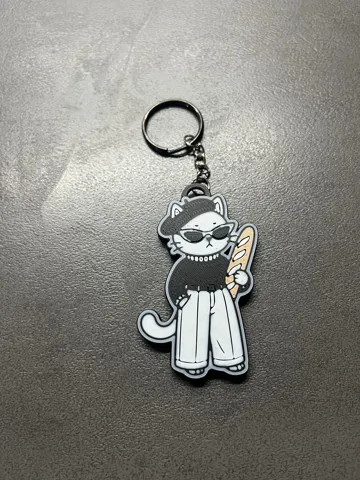 Llavero: Cat Parisian keychain — vista de referencia 3