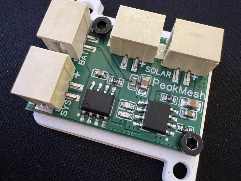 PeakMesh Charge Controller Carrier Board