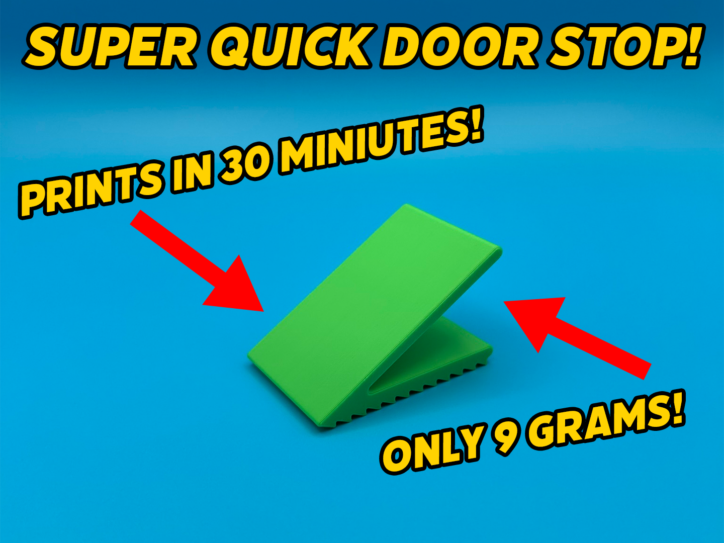 (9gram) Doorstop|Fast And Easy For Carpets