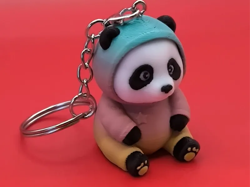 Schlüsselanhänger "Panda im Pyjama"