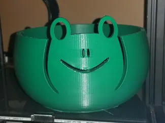 Happy Frog Yarn/Knitting Bowl