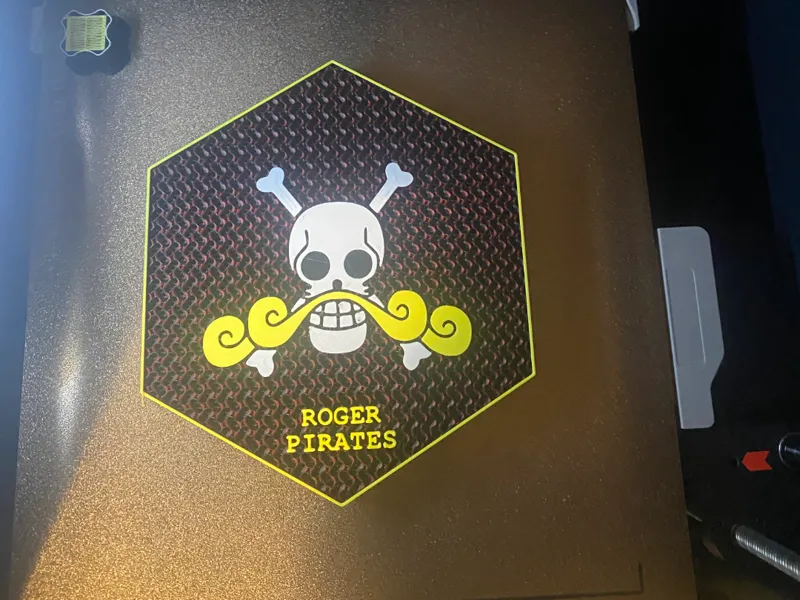 One Piece: Roger Pirates Jolly Rodger Hex Art