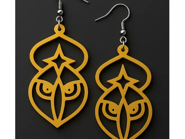 Earrings - 001 - Easy Print