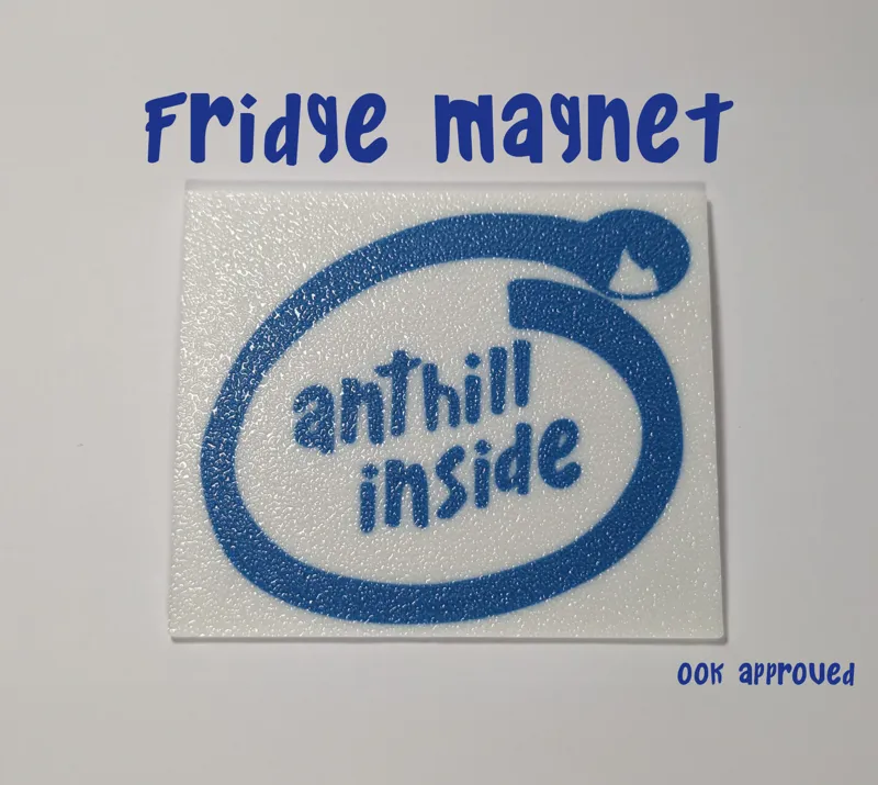 Anthill Inside Magnet or Coaster