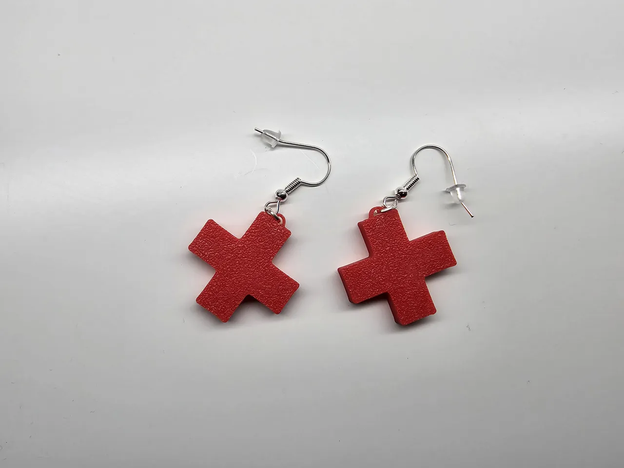 Pendientes Cruz Roja view 2