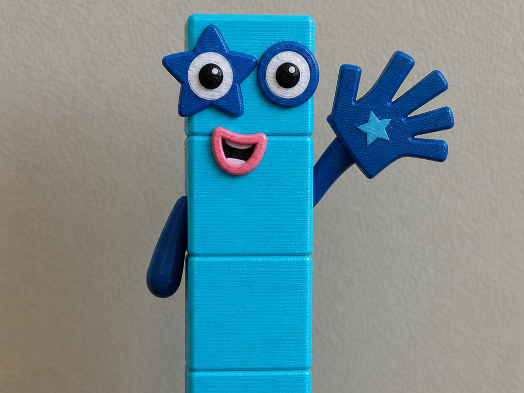 Numberblock Five from Numberblocks