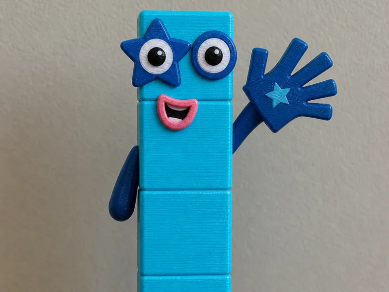 Numberblock Five from Numberblocks