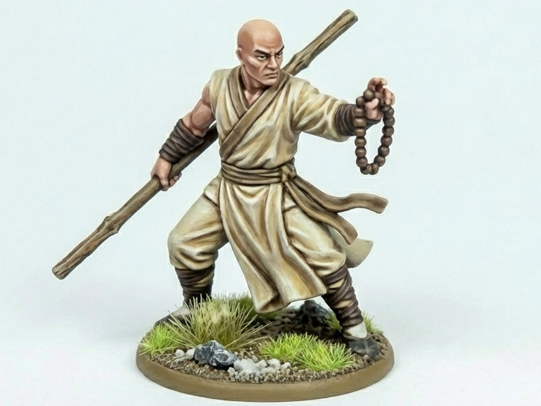 Miniatura 1 do modelo 3D D&D Monk