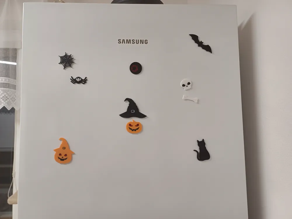 Halloween fridge magnets set by Kiron 21 - MakerWorld