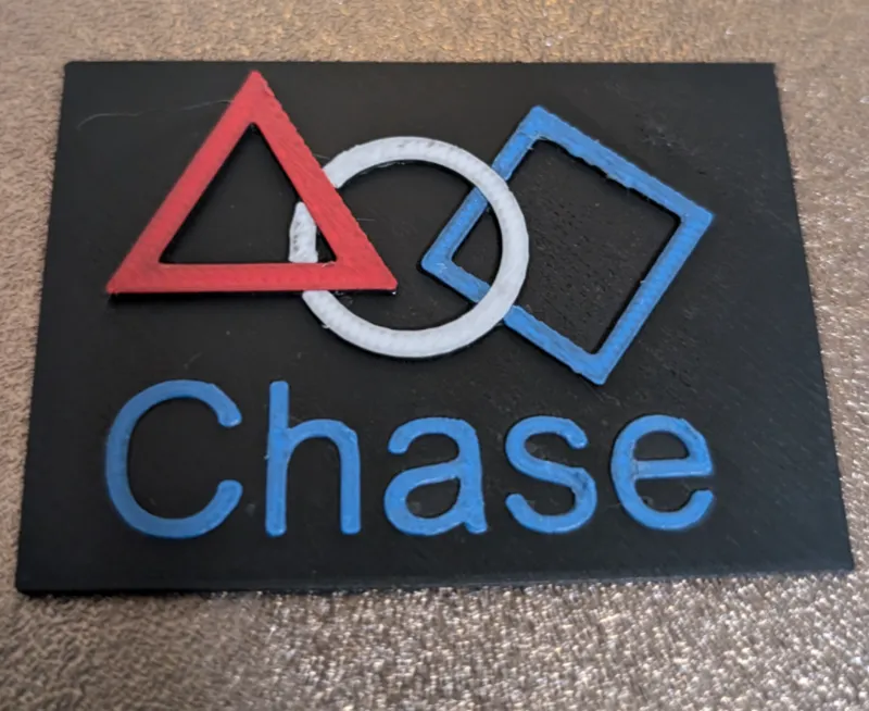 Customizable FIRST Nametag
