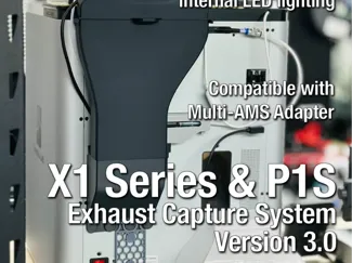 BambuLab X1 Series & P1S Exhaust Capture System v3