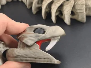Ultimate Rattlesnake! Articulated mouth and tail!