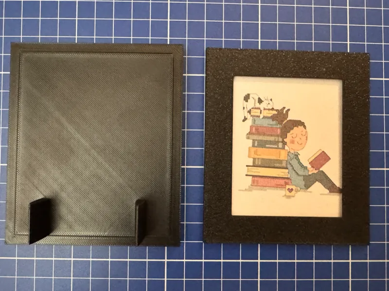 Cross Stitch Frame with Snap on Back 