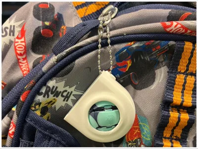 Zorble Squishy Fidget Ball Clicker Keychain Case