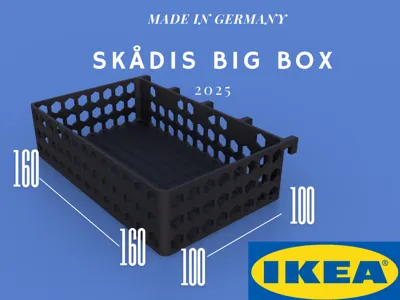 IKEA SKÅDIS Big Box 160x100 --