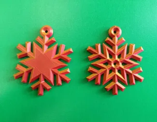 Snowflake Ornament (Fusion 360 file)