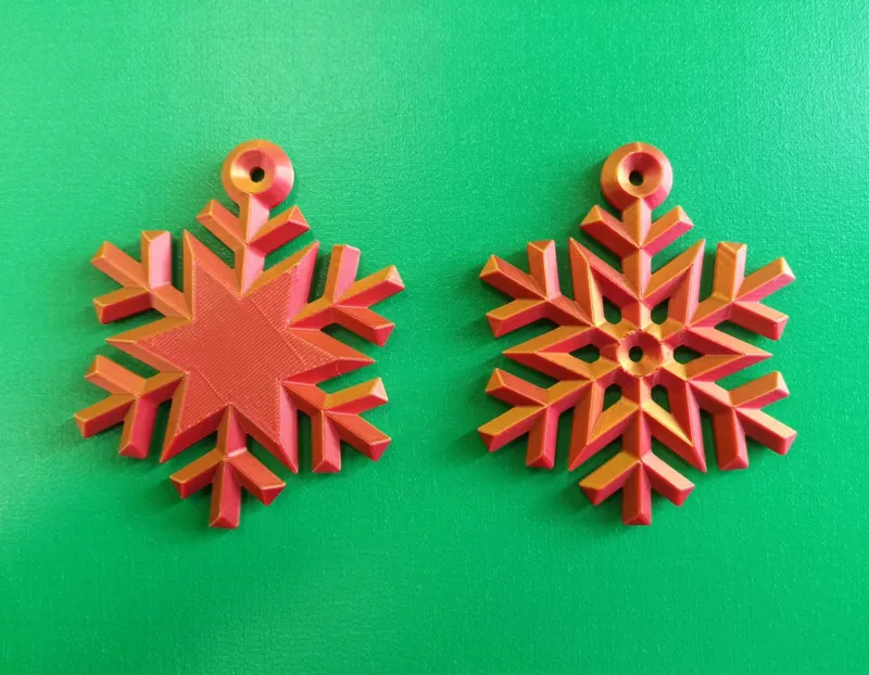 Snowflake Ornament (Fusion 360 file)