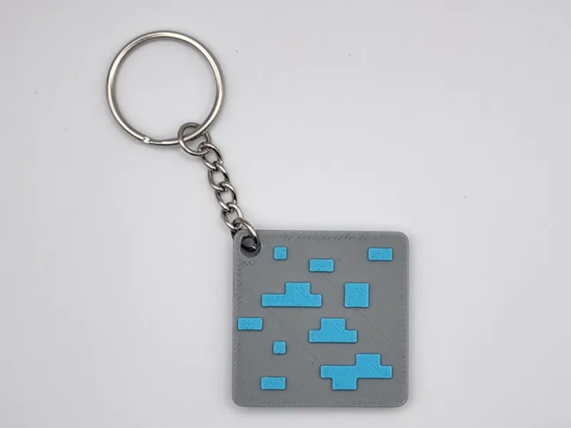 Diamond Ore Keychain