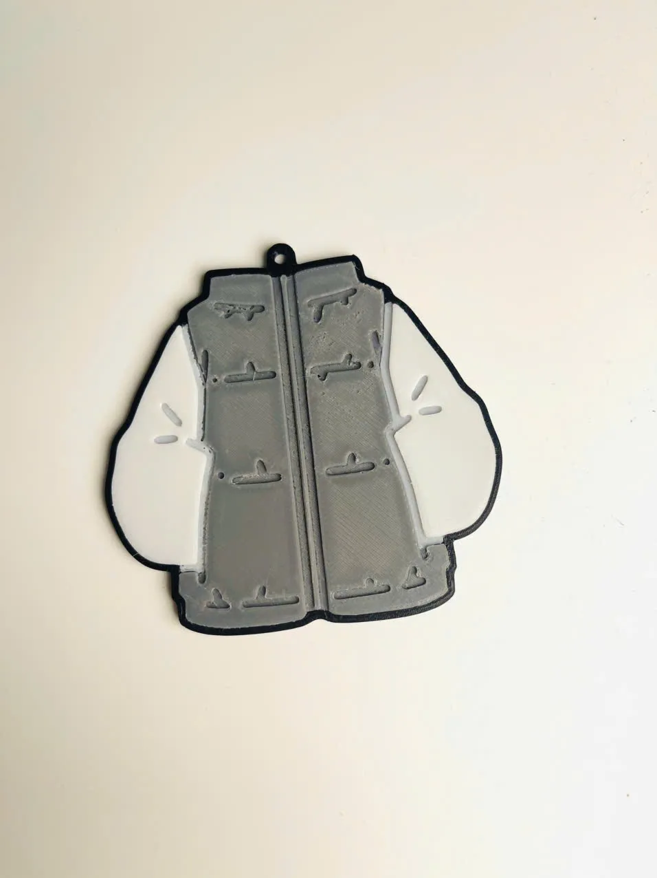 Clothes Keychain #3: Puffer Jacket by Simple2D MakerWorld: Download ...