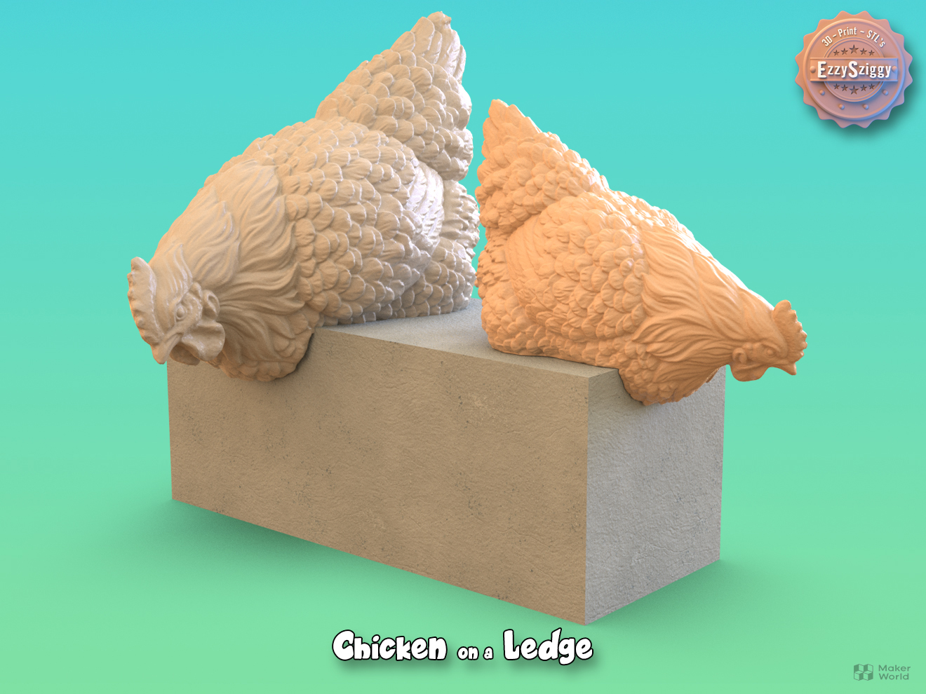 Chicken on a Ledge