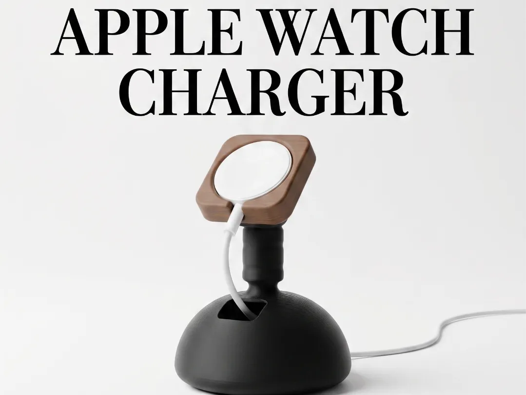 Minimalist Apple Watch Charging Stand USB-C - Free 3D Print Model ...
