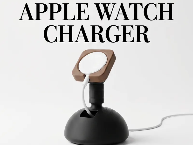 Minimalist Apple Watch Charging Stand USB-C