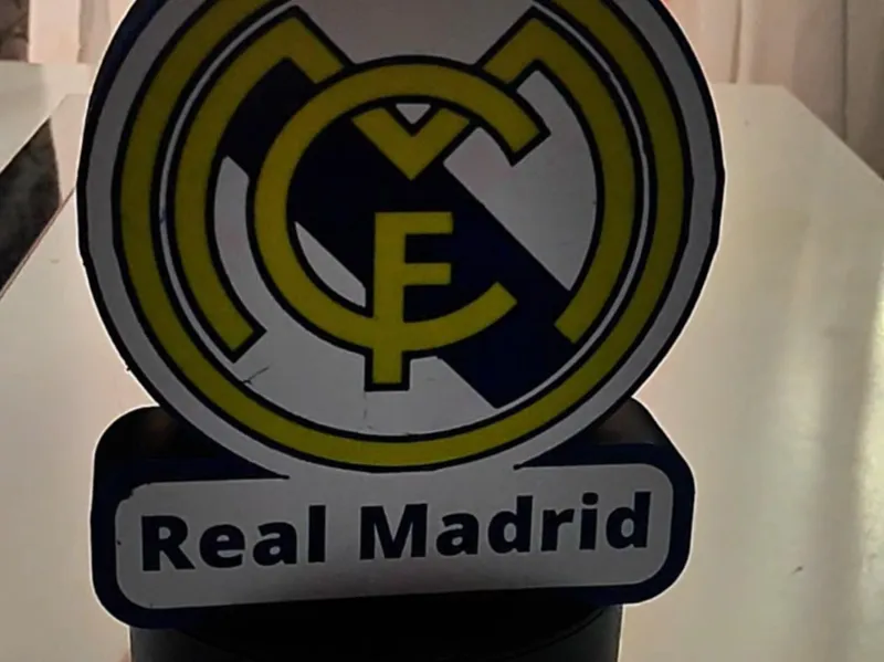 REAL MADRID LAMPARA LED