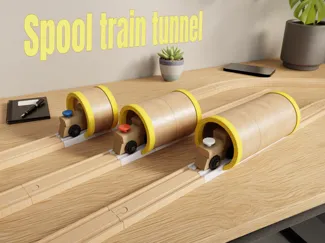 Spool Train Tunnel (Brio & LILLABO compatible)
