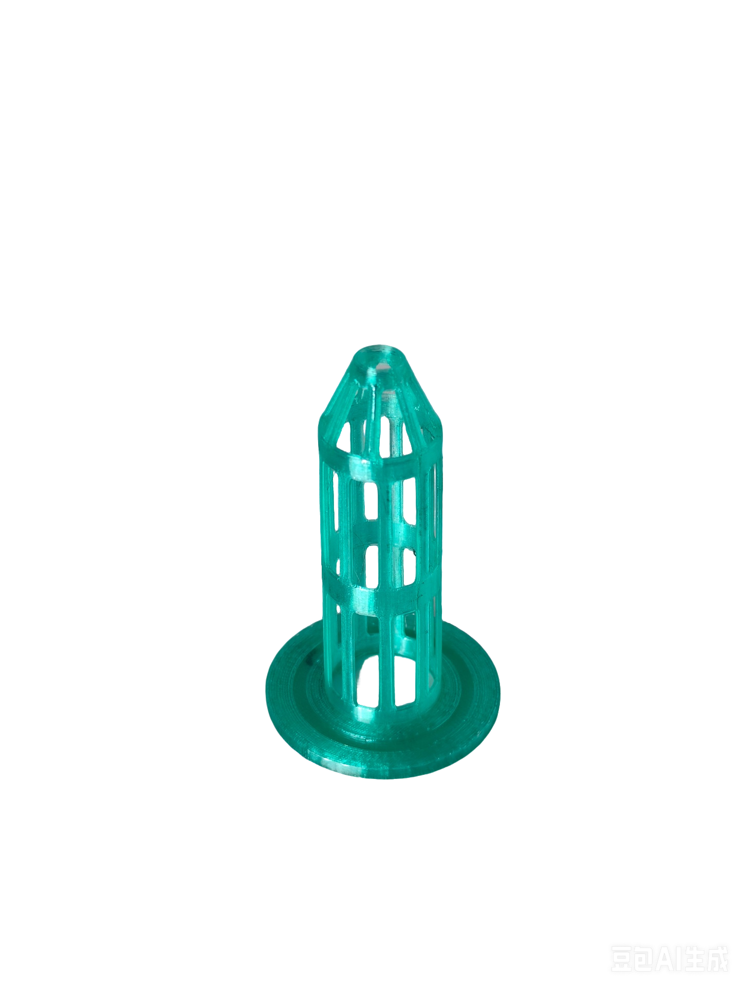 Miniatura 1 do modelo 3D 玉净——带自卡防脱结构的饮料瓶水培篮