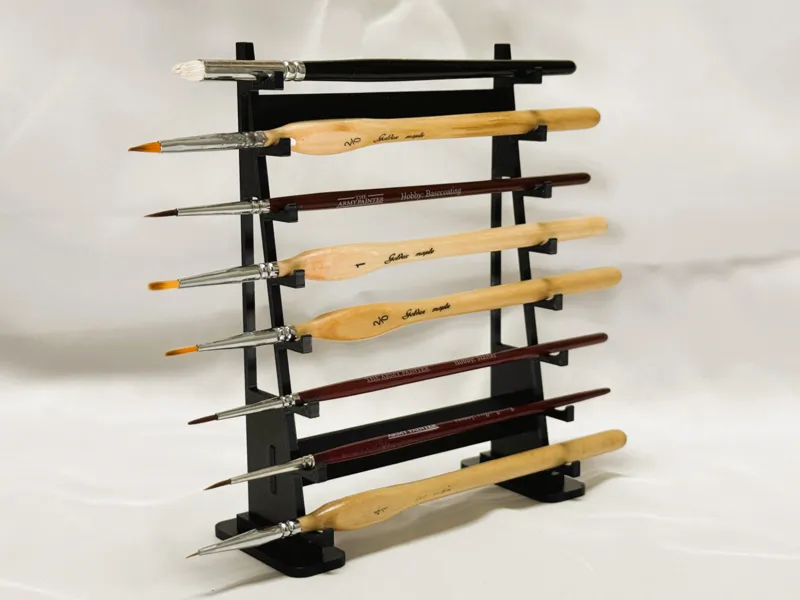 Mini Paintbrush Drying Rack - Quick print/EZ build
