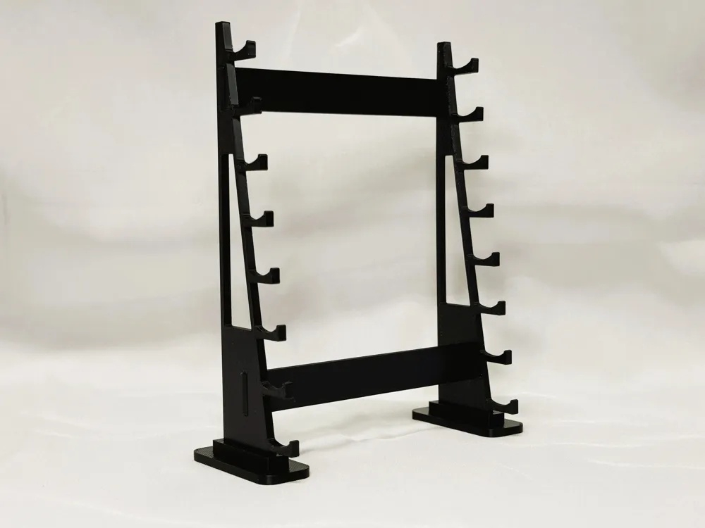 Mini Paintbrush Drying Rack - Quick print/EZ build - Free 3D Print ...