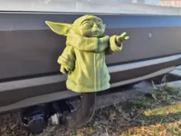 Cache-boule d'attelage Baby Yoda — photo 2